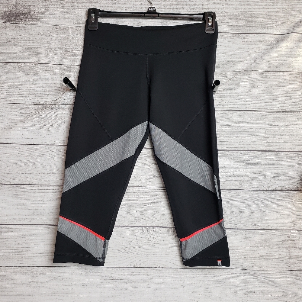 Women's Adidas‎ Climalite Capri Leggings Sz Md